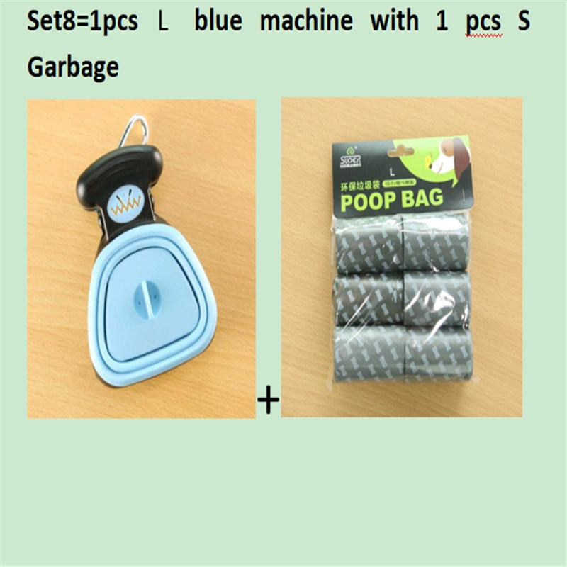 Coletor de fezes dobrável