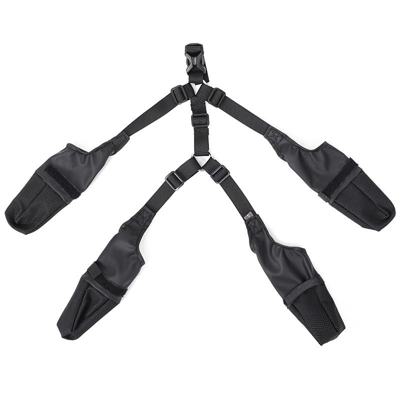 Sapatos impermeáveis ​​​​com correias