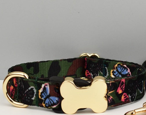 Coleira com estampado de estilo africano